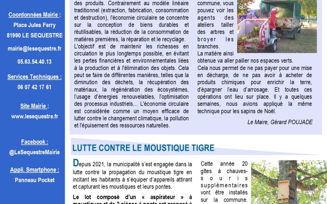 JOURNAL MUNICIPAL DE MARS 2023