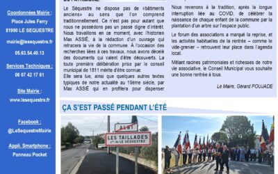 JOURNAL MUNICIPAL DE SEPTEMBRE 2023